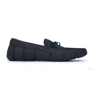 Swims Braided Lace Loafer Shoe in Navy Classic Beach Vacation Casual Preppy 13